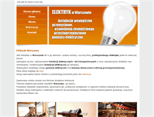 Tablet Screenshot of elektryk.wwarszawie.pl